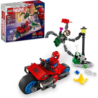 LEGO® Marvel 76275 Naháňačka na motorke: Spider-Man vs. Doc Ock