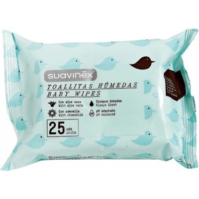 Suavinex hygienické obrúsky s Aloe Vera 25 ks