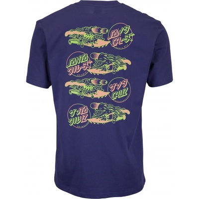 Santa Cruz Slasher Flip Tee navy blue