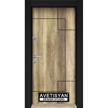 Image 1 of Haska Блиндирана врата Parkdor Стар 44 Светъл отантик (цена без монтаж)