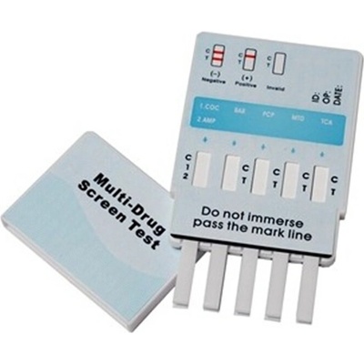 IVD Biotech Multi drogový test z moču na 12 drog AMP, BAR, BZD, COC, MET, MOR, MTD, PCP, PPX, TCA, THC, XTC 1 ks