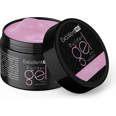 Excelent Pro stavební Uv Led gel s tekutou pamětí natural look 15g