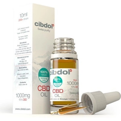 Cibdol CBD olej 10 % 1000 mg 10 ml