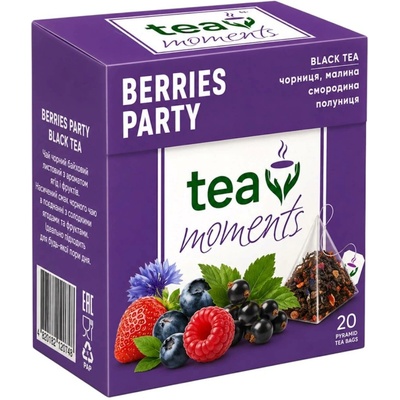 Tea Moments Čaj Berries Party 20 pyramid