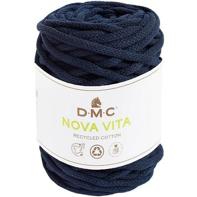 Šňůrková příze na makramé a háčkování NOVA VITA 12 od DMC 250g, tmavě modrá