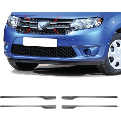 Omtec Nerez kryty masky Dacia Logan MCV 2013-20