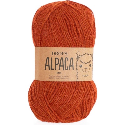 Příze DROPS Alpaca mix 2925 - rezavá