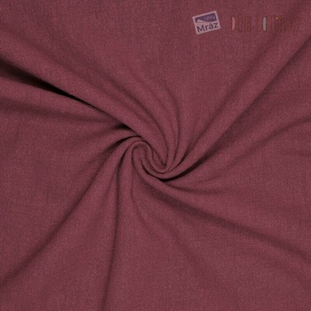 Ľan Stonewashed pre-washed, bordová