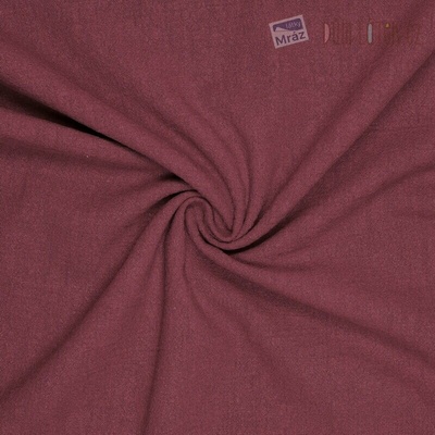 Ľan Stonewashed pre-washed, bordová