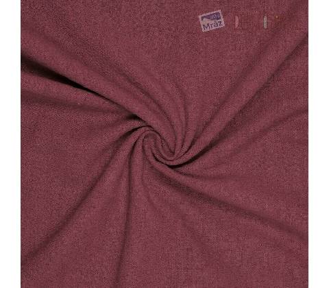 Ľan Stonewashed pre-washed, bordová