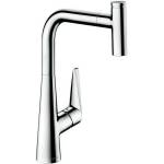 Hansgrohe Кухненски смесител Hansgrohe Talis Select M51 300 с издърпващ се душ, гланциран хром, 1 функция (72821000)