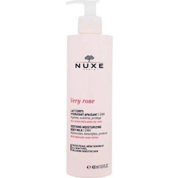 Image 1 of NUXE Very Rose Soothing Moisturizing Body Milk успокояващ и хидратиращ лосион за тяло с аромат на роза 400 ml за жени