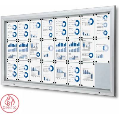Jansen Display venkovní vitrína typu T 24 x A4