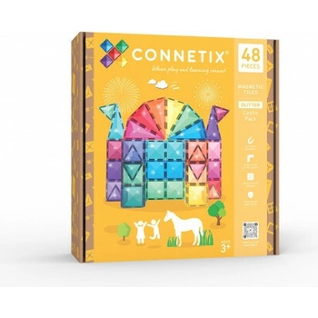 Connetix Glitter Castle Pack 48 ks