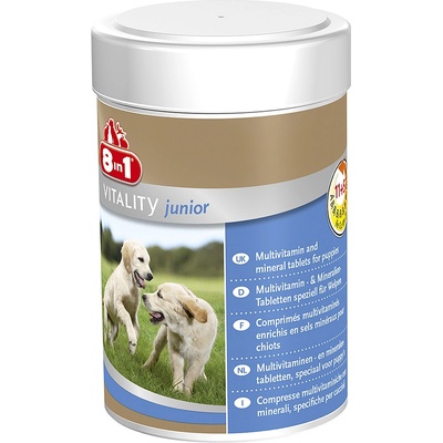 8in1 Vitality pivovarské kvasnice Multi Vitamin Vitality Junior 100 tablet