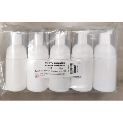 Fagron Penový dispenzor 75ml sáčok PE 1x5 ks