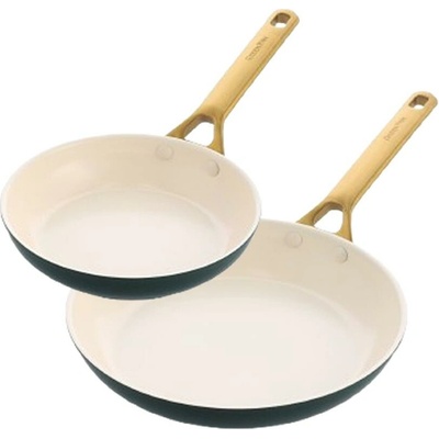 Sada 2 pánví 20 a 26 cm GreenPan Padova Reserve keramická nepřilnavá, tmavě zelená – prémiová sada z oficiální distribuce, keramická nepřilnavá vrstva bez PFAS CC010214-001
