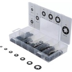 Bgs technic - Германия Комплект осеви осигурителни пружинни шайби, М3-М12, 340 броя; BGS Technic 74414