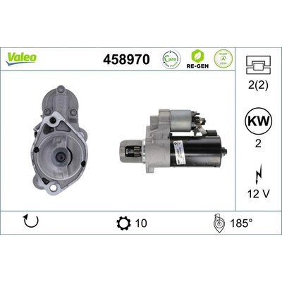Štartér VALEO RE-GEN REMANUFACTURED STOP&START 458970