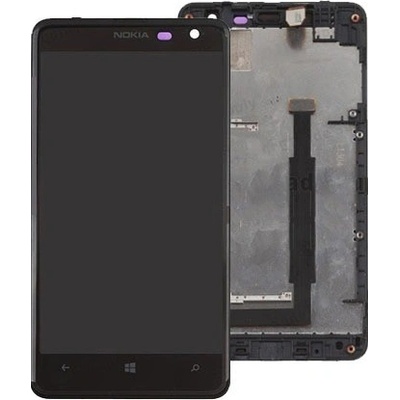 LCD Displej + Dotyková doska + Přední kryt Nokia Lumia 625