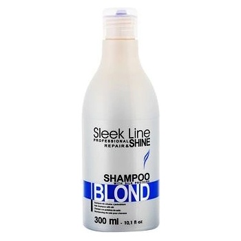 Stapiz Sleek Line Blond Shampoo šampón na poškodené farbené vlasy 300 ml