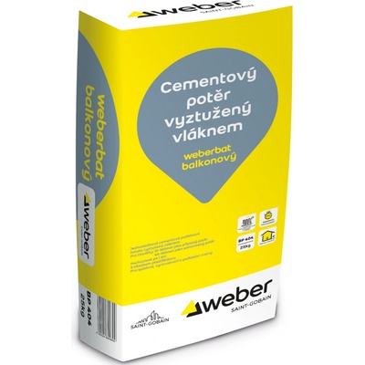 Weber bat Potěr balkonový 25 kg