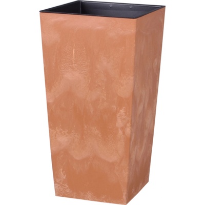Prosperplast květináč URBI SQUARE Beton Effect 20 cm terakota