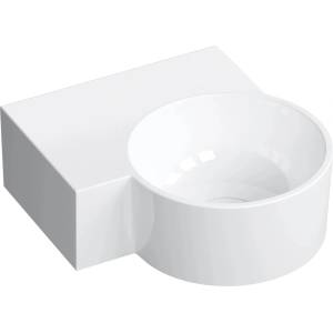 Omnires Ovo M+ 33x34 cm left shiny white (OVO335UWLBP)