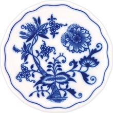 Český porcelán Dubí Podložka pod konev 10119 Cibulák 14,5 cm