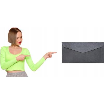 Ozdobné obálky DL Galeria Papieru Pearl 150g, lepené za mokra, čierne