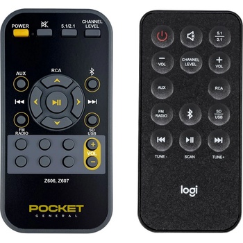 GENERAL Logitech z606 - дистанционно управление дубликат (z606)