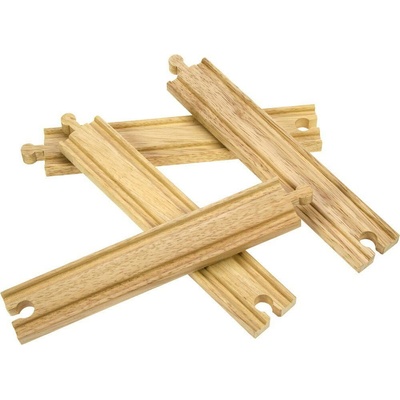 BigJigs rovné koleje 4 ks 16 cm
