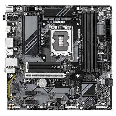Дънна платка GIGABYTE GB B760M Ds3H Wf6E Gen5 Micro ATX, Intel B760, DDR5, PCIe 5.0, WiFi 6E, 2.5GbE LAN (B760MDS3HWF6EGEN51.0)