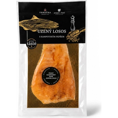 Trnečka Smoked Fish Losos uzený studeným kouřem s Černým pepřem .pepper..field min. 100g
