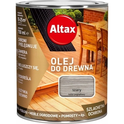 Altax Olej na dřevo 0,75 l šedý