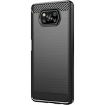 Gigapack Xiaomi Poco X3 Pro GIGAPACK силиконов протектор за телефон, удароустойчив, карбонов модел, ЧЕРЕН GP-101195 (GP-101195)