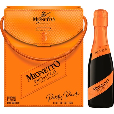 Mionetto Prosecco Brut Doc Párty Pack 6 x 0,2 l