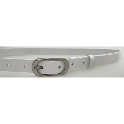 Penny Belts dámský kožený opasek 20-185-00 bílý