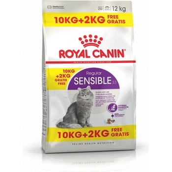 Royal Canin Sensible 33 10кг+2кг ГРАТИС