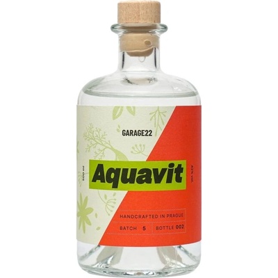 Garage 22 Aquavit 42% 0,5 l (čistá fľaša)
