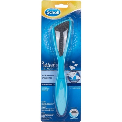 Scholl Manuálne pilník na chodidlá s diamantovými kryštálikmi Velvet Smooth Dual Action