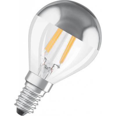 Osram LED žárovka CLP31 zrcadlová 4 W E14 2700 K teple bílá stříbrná