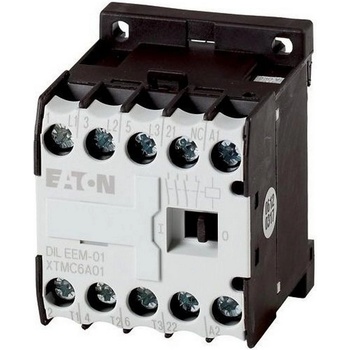 Image 1 of Eaton Контактор EATON DILEEM-01(220V50/60HZ), 051616 - 220 V 50/60 Hz, 3 полюса, 380 V 400 V, 3 kW, 1 NC, Винтови клеми, AC работа (51616)