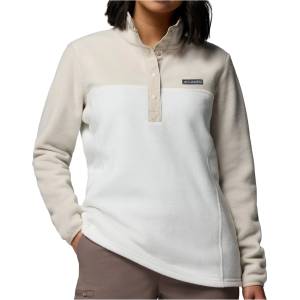 Columbia Дамски поларен пуловер Columbia Women's Benton Springs 1/2 Snap Pull Over II Fleece jumper - Sea Salt / Dark Stone - размер XS (105-5261-1811)