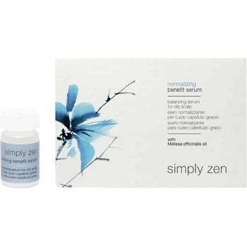 simply zen Комплект Simply Zen Нормализиращ Оставящ се серум за лечение на скалпа За възстановяване на баланса 12 бр. 5 ml