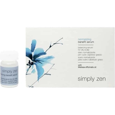 simply zen Комплект Simply Zen Нормализиращ Оставящ се серум за лечение на скалпа За възстановяване на баланса 12 бр. 5 ml
