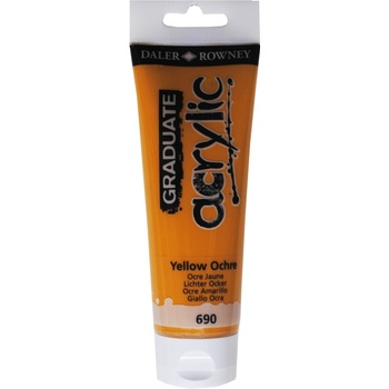Image 1 of Daler-Rowney Graduate АКРИЛНА боя Yellow Ochre 120 ml 1 бр (123120690)
