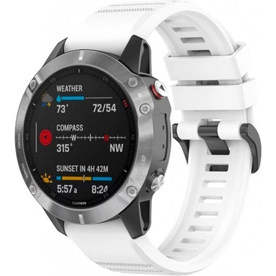 FIXED Silicone Strap řemínek pro Garmin QuickFit 22mm bílý FIXSST-QF22MM-WH – Zboží Živě