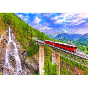 Enjoy - Puzzle Gornergrat Train, Zermatt - 1 000 piese