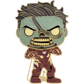 Funko Значка Funko POP! Marvel: What If…? - Zombie Iron Man (Glows in the Dark) #20 (081040)